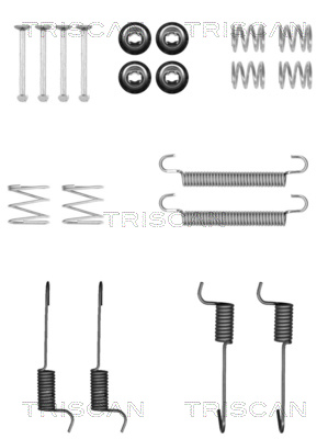 TRISCAN Tilbehørssæt, parkeringsbremsebakker 8105432591