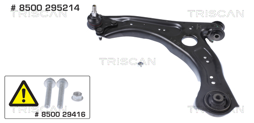 TRISCAN Bærearm, hjulophæng 8500295214 for VW