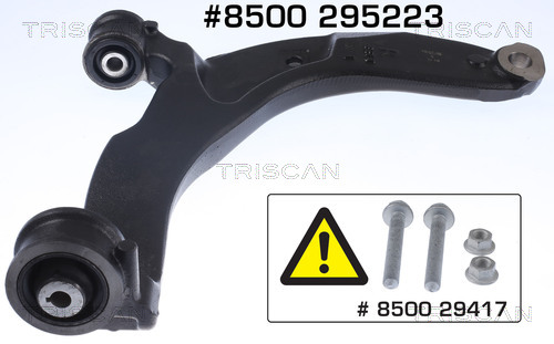 TRISCAN Bærearm, hjulophæng 8500295223 for VW