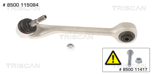 TRISCAN Bærearm, hjulophæng 8500115084 for BMW