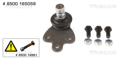 TRISCAN Bærekugle 8500165059 for FORD