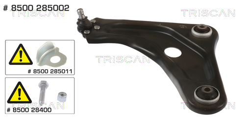 TRISCAN Bærearm, hjulophæng 8500285002 for PEUGEOT