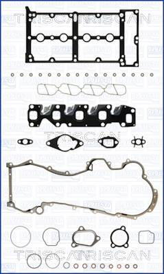 TRISCAN Pakningssæt, topstykke 5972599 for FORD OPEL FIAT SUZUKI