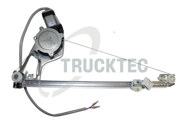 TRUCKTEC AUTOMOTIVE Vinduesløfter 0253080 bagved til venstre for MERCEDES-BENZ