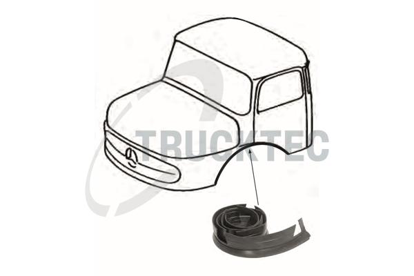 TRUCKTEC AUTOMOTIVE 0162013 foran til venstre for MERCEDES-BENZ