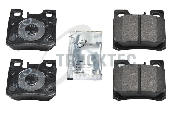TRUCKTEC AUTOMOTIVE Bremseklodser 0235103 bagaksel for MERCEDES-BENZ