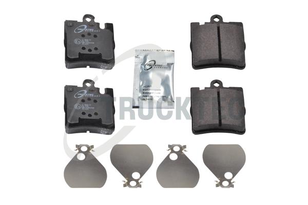 TRUCKTEC AUTOMOTIVE Bremseklodser 0235106 bagaksel for MERCEDES-BENZ