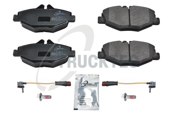 TRUCKTEC AUTOMOTIVE Bremseklodser 0235125 foraksel for MERCEDES-BENZ