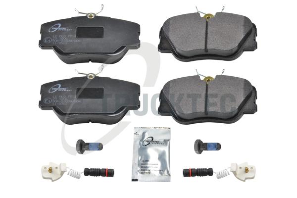 TRUCKTEC AUTOMOTIVE Bremseklodser 0235126 foraksel for MERCEDES-BENZ