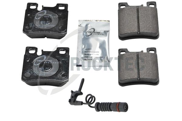 TRUCKTEC AUTOMOTIVE Bremseklodser 0235130 bagaksel for CHRYSLER MERCEDES-BENZ