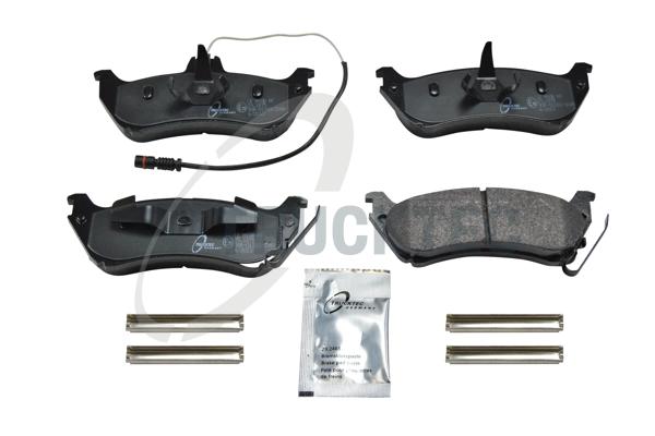 TRUCKTEC AUTOMOTIVE Bremseklodser 0235141 bagaksel for MERCEDES-BENZ