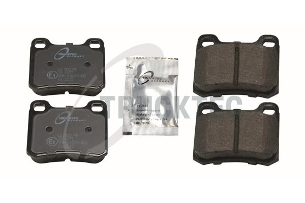 TRUCKTEC AUTOMOTIVE Bremseklodser 0235143 bagaksel for MERCEDES-BENZ