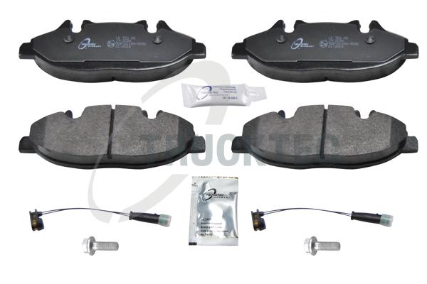 TRUCKTEC AUTOMOTIVE Bremseklodser 0235160 foraksel for MERCEDES-BENZ