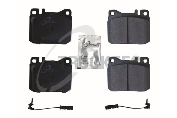 TRUCKTEC AUTOMOTIVE Bremseklodser 0235153 foraksel for MERCEDES-BENZ