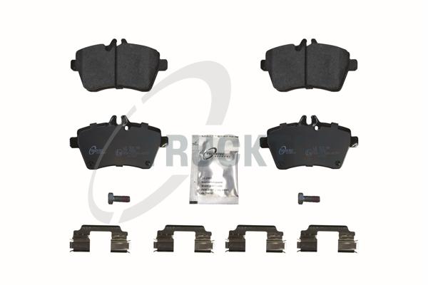 TRUCKTEC AUTOMOTIVE Bremseklodser 0235148 foraksel for MERCEDES-BENZ