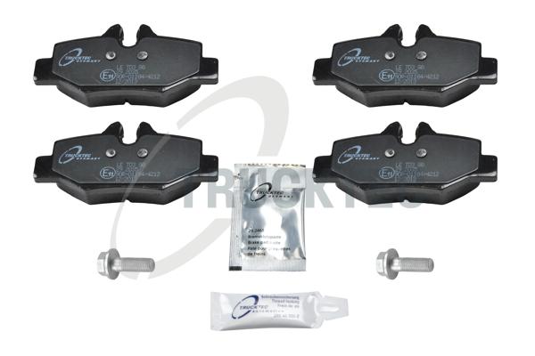 TRUCKTEC AUTOMOTIVE Bremseklodser 0235161 bagaksel for MERCEDES-BENZ