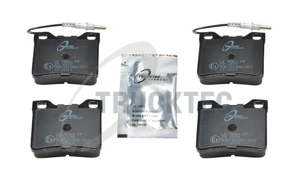 TRUCKTEC AUTOMOTIVE Bremseklodser 0235145 bagaksel for MERCEDES-BENZ