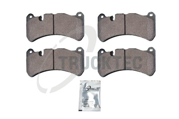 TRUCKTEC AUTOMOTIVE Bremseklodser 0235429 foraksel for MERCEDES-BENZ
