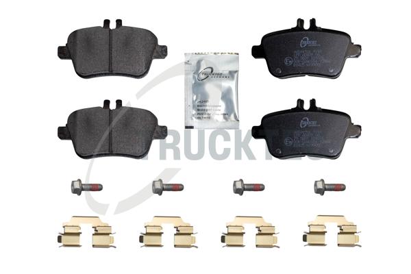 TRUCKTEC AUTOMOTIVE Bremseklodser 0235433 bagaksel for MERCEDES-BENZ