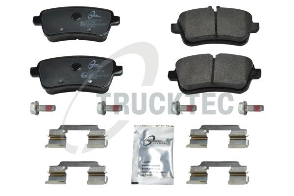 TRUCKTEC AUTOMOTIVE Bremseklodser 0235437 bagaksel for MERCEDES-BENZ