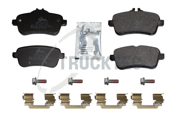 TRUCKTEC AUTOMOTIVE Bremseklodser 0235509 bagaksel for MERCEDES-BENZ