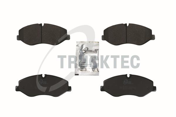 TRUCKTEC AUTOMOTIVE Bremseklodser 0235497 foraksel for MERCEDES-BENZ
