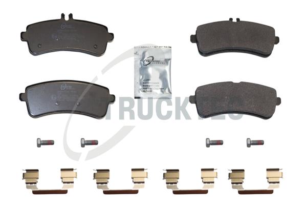 TRUCKTEC AUTOMOTIVE Bremseklodser 0235519 bagaksel for MERCEDES-BENZ