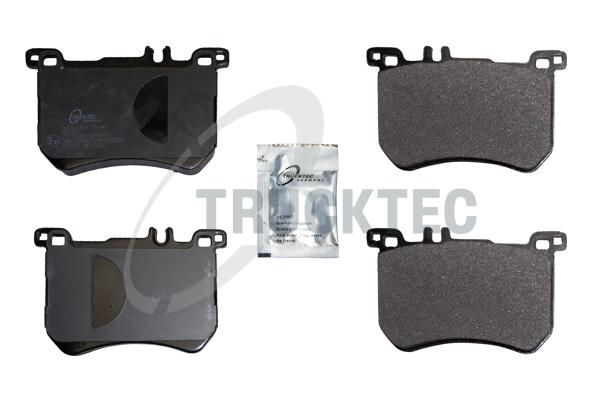 TRUCKTEC AUTOMOTIVE Bremseklodser 0235562 bagaksel for MERCEDES-BENZ