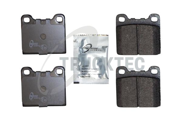 TRUCKTEC AUTOMOTIVE Bremseklodser 0235131 bagaksel for VOLVO MERCEDES-BENZ BMW VAG