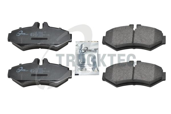 TRUCKTEC AUTOMOTIVE Bremseklodser 0235086 bagaksel for CHRYSLER MERCEDES-BENZ VAG