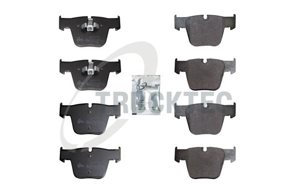 TRUCKTEC AUTOMOTIVE Bremseklodser 0235571 foraksel for MERCEDES-BENZ