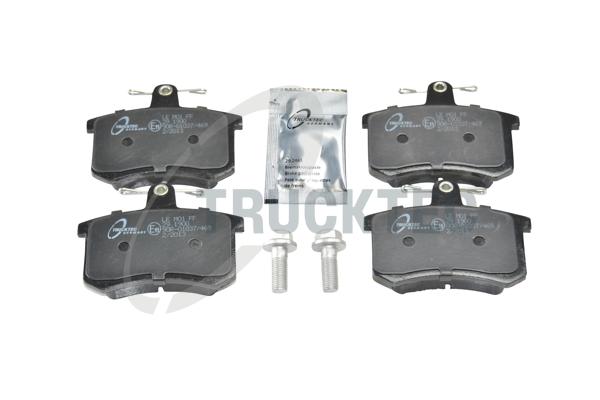 TRUCKTEC AUTOMOTIVE Bremseklodser 0735108 bagaksel for FIAT VAG