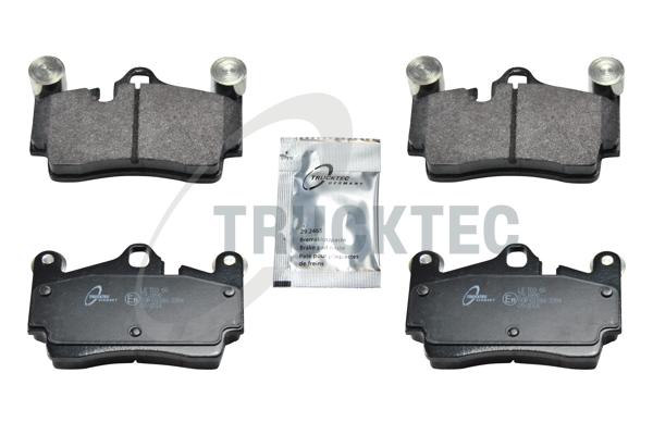 TRUCKTEC AUTOMOTIVE Bremseklodser 0735111 bagaksel for PORSCHE VAG