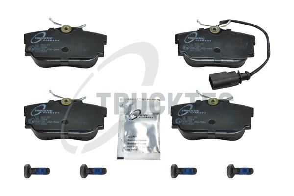 TRUCKTEC AUTOMOTIVE Bremseklodser 0735142 bagaksel for FORD VAG
