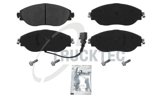 TRUCKTEC AUTOMOTIVE Bremseklodser 0735221 foraksel for VW VAG