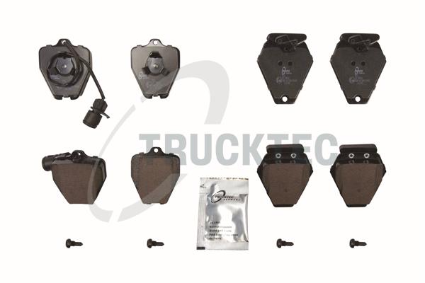 TRUCKTEC AUTOMOTIVE Bremseklodser 0735245 foraksel for VAG