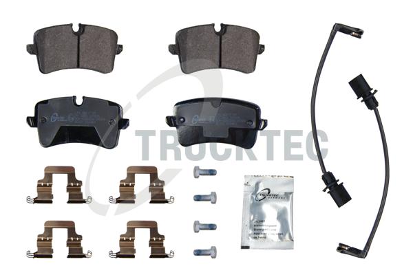 TRUCKTEC AUTOMOTIVE Bremseklodser 0735260 bagaksel for VAG