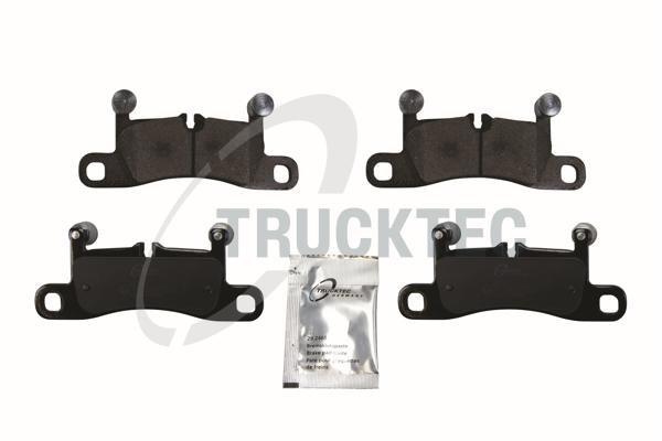 TRUCKTEC AUTOMOTIVE Bremseklodser 0735283 bagaksel for AUDI PORSCHE