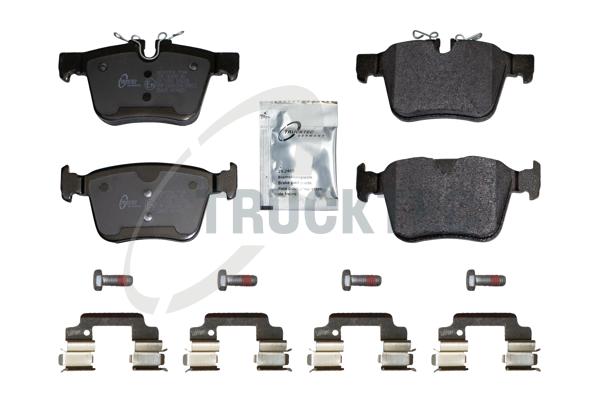 TRUCKTEC AUTOMOTIVE Bremseklodser 2235125 bagaksel for VOLVO JAGUAR LAND ROVER