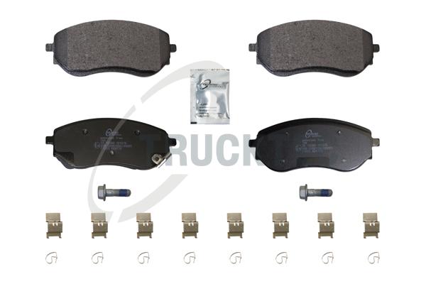TRUCKTEC AUTOMOTIVE Bremseklodser 0235631 foraksel for MERCEDES-BENZ