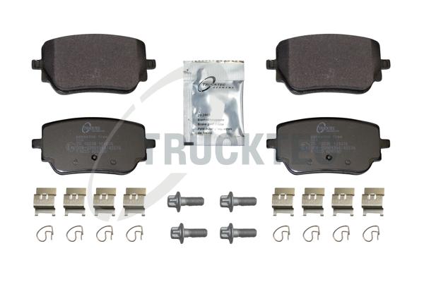 TRUCKTEC AUTOMOTIVE Bremseklodser 0235625 bagaksel for MERCEDES-BENZ