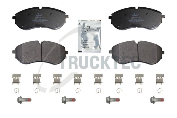 TRUCKTEC AUTOMOTIVE Bremseklodser 0735329 foraksel for MAN VW