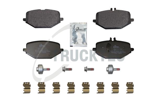 TRUCKTEC AUTOMOTIVE Bremseklodser 0235635 bagaksel for MERCEDES-BENZ