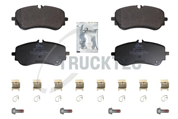 TRUCKTEC AUTOMOTIVE Bremseklodser 0735322 bagaksel for MAN VAG