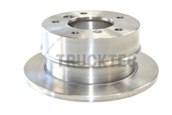 TRUCKTEC AUTOMOTIVE Bremseskive 0235053 bagaksel fuld 258mm 12mm for CHRYSLER MERCEDES-BENZ VAG