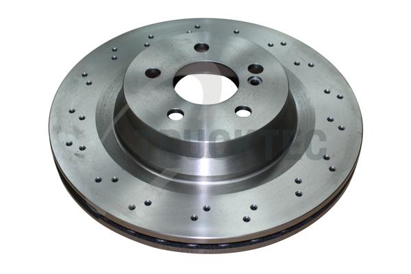 TRUCKTEC AUTOMOTIVE Bremseskive 0235095 bagaksel perforeret 330mm 26mm for MERCEDES-BENZ