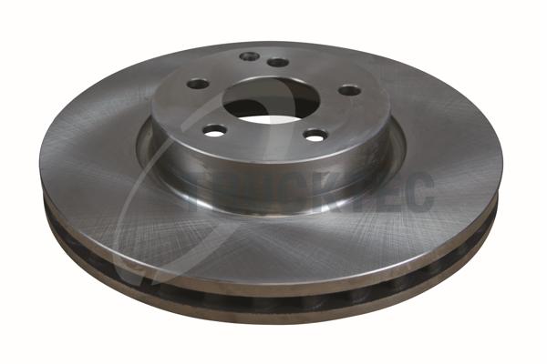 TRUCKTEC AUTOMOTIVE Bremseskive 0235238 foraksel ventileret 322mm 32mm for MERCEDES-BENZ