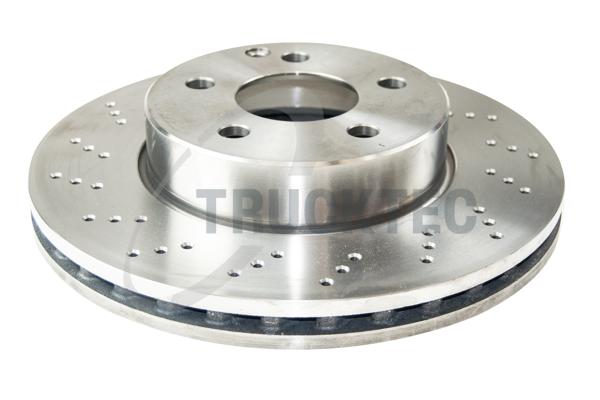 TRUCKTEC AUTOMOTIVE Bremseskive 0235294 foraksel perforeret 295mm 28mm for MERCEDES-BENZ