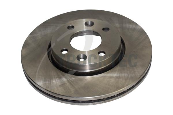 TRUCKTEC AUTOMOTIVE Bremseskive 0235442 foraksel ventileret 258mm 22mm for MERCEDES-BENZ RENAULT