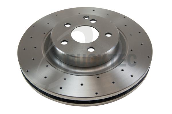 TRUCKTEC AUTOMOTIVE Bremseskive 0235456 foraksel perforeret 330mm 32mm for MERCEDES-BENZ